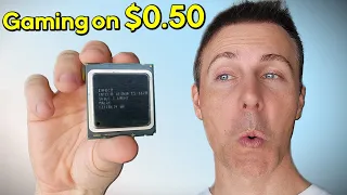 a CPU for 50 CENTS...!? Can it GAME on the RTX 3060...?!