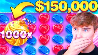 INSANE 1000X MAX MULTIPLIER WIN ON NEW SWEET BONANZA 1000!