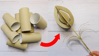 You'll Start Collecting Toilet Paper Rolls / Simple and Impressive Paper Flower DIY! Funny Recycling