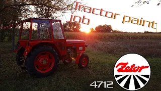 Zetor 4712 paint job/lakiranje