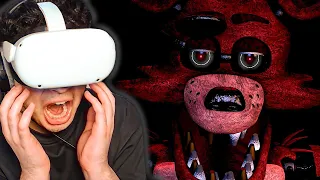 FNAF VR IS TOO SCARY! Five Nights At Freddy's Help Wanted