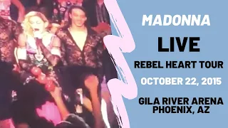 Madonna LIVE from Glendale / Phoenix Arizona "Rebel Heart Tour" October 2015