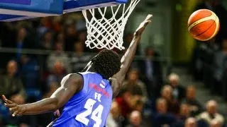 Bamba Fall blocks Zoran Planinic - Kalev/Cramo vs. Khimki