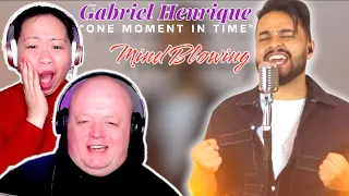 GABRIEL HENRIQUE "ONE MOMENT IN TIME" || WHITNEY HOUSTON || BLIND AND HONEST REACTION