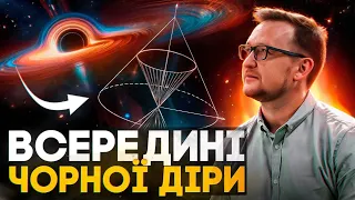 Який вигляд має часопростір в чорній дірі? "Геометрія" чорної діри.