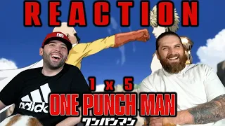 One Punch Man 1x5 REACTION!! "The Ultimate Master"