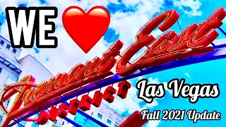 East Fremont Street 🎰 Fall 2021 Walking Tour and Update