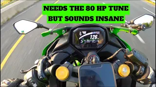 The Pure Sound of Kawasaki ZX4RR * STRAIGHT PIPED *