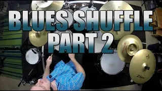 Drum Lessons - Blues Shuffle - Part 2