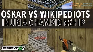 CS 1.6 Classic Throwback - Neophyte Oskar vs Wikipediots - Inuria Championship Summer