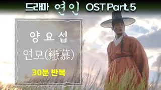 양요섭 / 연모(戀慕, 드라마 인연 OST.5) / - 30분 반복 듣기(가사 포함, 광고 없음.)