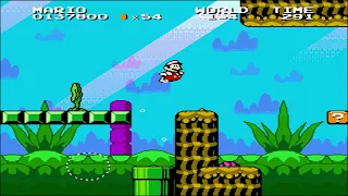 smb SUPER MARIO BROS. Returns SMW HACK (An 8-bit like hack)