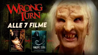 Wrong Turn ALLE 7 Filme Geschichte erklärt - Im Wald hört dich niemand schreien!