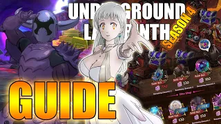 Underground Labyrinth Season 4 Guide (Tips, Tricks, Teams) + Deeper Part Clear | 7DS: Grand Cross