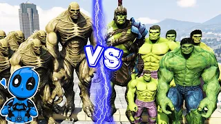 HULK ARMY vs ABOMINATION ARMY - EPIC BATTLE