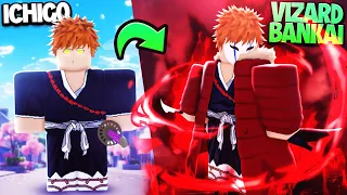 Going from NOOB to VIZARD to ZANGETSU BANKAI in Type Soul!