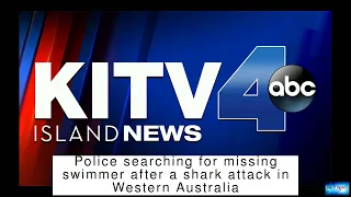 BREAKING NEWS! Police searching for missing swimmer after a shark attack in Western Australia