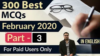 Best 300 Current Affairs of FEBRUARY Set 3 ENGLISH by DR GAURAV GARG - Study IQ Current affairs 2020