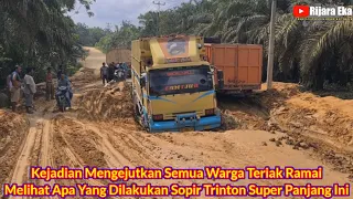 Banyak Yang Spele Melihatnya, Sopir Ini M4rah Tunjukkan Kehebatan Tenaga Truknya