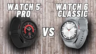 Samsung Galaxy Watch 5 Pro 2022 vs Samsung Galaxy Watch 6 Classic 2023