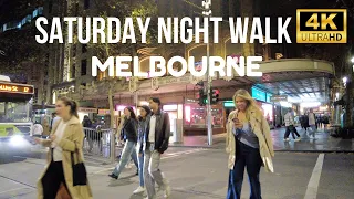 Walking Around MELBOURNE City Night Before MOTHERS DAY