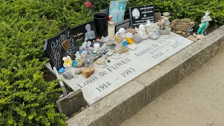 La Tombe de Louis De Funès Le Cellier pour les 40 ans de sa mort