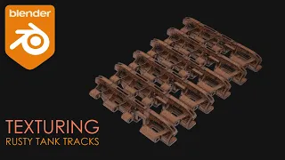 How to Texture Tank Tracks in Blender | Rust Tutorial