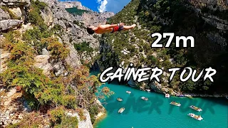 Cliff Jumping South of France 27m Backflip // Gainer Tour 2020 - Verdon, Calanques, Pont du Diable