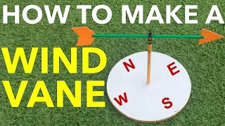 HOW TO MAKE A WIND VANE | JamHomeScience Experiment