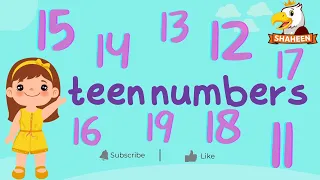 UNDERSTAND TEEN NUMBERS | KINDERGARTEN MATH | SHAHEEN DIGIKIDS