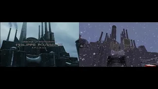 Charlie and the chocolate factory intro in minecraft side by side comparison