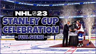 NHL 23 | FULL NEW STANLEY CUP CELEBRATION