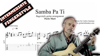 Samba Pa Ti TAB - fingerstyle guitar tabs (PDF + Guitar Pro)