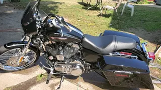 My sportster 1200 custom bagger