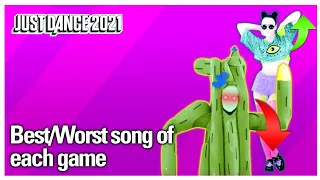 Best/Worst song of each game | Just Dance 2021