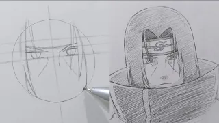 How To Draw Itachi Uchiha With Ease! | Naruto Shippuden | ss_art1