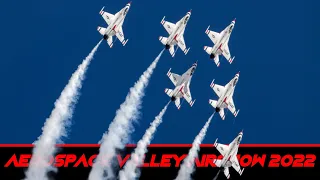 USAF Thunderbirds - Edwards AFB Aerospace Valley Air Show 2022 (3D Binaural Audio) 🎧