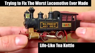 Trying to Fix The Worst Locomotive Ever Made - LifeLike Tea Kettle