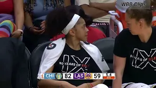 Candace Parker scores a triple double in only three quarters of play