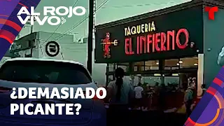 Tragafuegos quema a mariachis afuera de la taquería 'El Infierno' en México