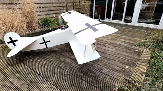 Hangar 9 fokker D7 Final assembly and painting