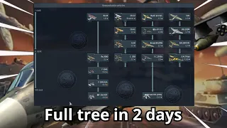 I GRINDED EVERY PLANE IN 48 HOURS? | War thunder