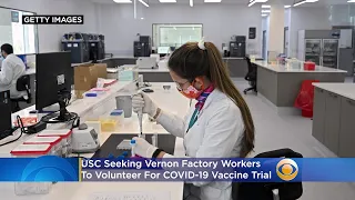 USC Seeking Vernon Factory Workers To Volunteer For COVID-19 Vaccine Trial