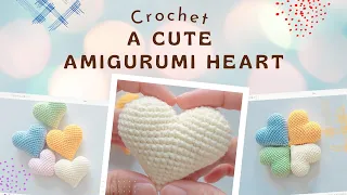 Crochet a Cute Amigurumi Heart ❤️ | Tutorials by NHÀ LEN