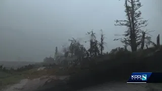 Video of tornado damage near Manilla, Iowa