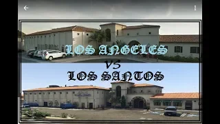 GTA V vs Real Life # 1 Los Angeles vs Los Santos