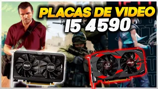 PLACAS DE VIDEO pra JOGAR com I5 4590! VAI RODAR TUDO EM FULL HD em 2024?