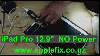 ipad pro 12.9 A1876 3rd generation NO Power | Charging port replacement | AppleFix New Zealand