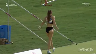 FEMALE HOTTEST POLE VAULTER CLARA FERNÁNDEZ MEETING AT BARCELONA 2020