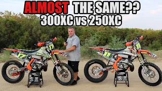 250XC vs 300XC - KTM shootout!